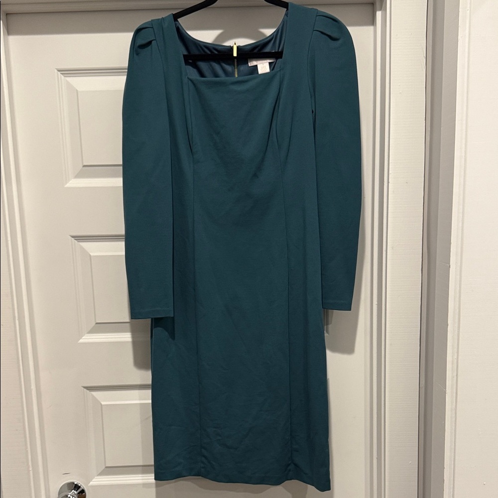 Rachel Parcell Teal Long Sleeve Dress